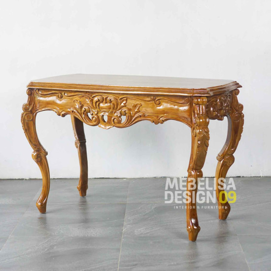 Meja Konsul Ukiran Klasik Vintage Kayu Jati Solid Meja Konsul Ukiran Klasik Vintage Kayu Jati Solid