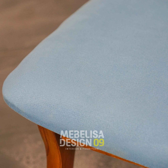 Meja Makan Set Kursi Bangku Kayu Jati Japandi Style