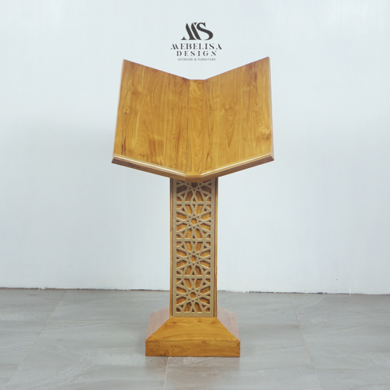 Meja Rekal Al-Quran Mimbar Masjid Minimalis