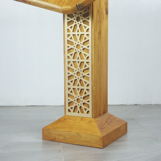 Meja Rekal Al-Quran Mimbar Masjid Minimalis