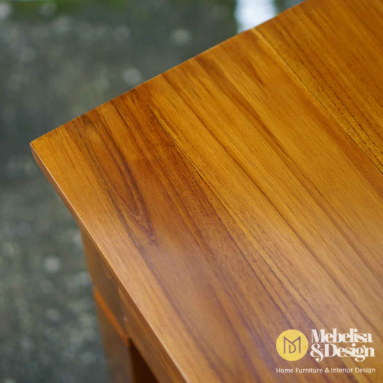 Meja Nakas Nightstand Minimalis 1 Laci Jati