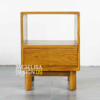 Meja Nakas Samping Ranjang Minimalis Retro 1 Laci Meja Nakas Samping Ranjang Minimalis Retro 1 Laci