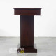 Meja Prasasti Podium Minimalis Kayu Jati Solid