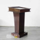 Meja Prasasti Podium Minimalis Kayu Jati Solid