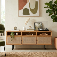 Meja TV Minimalis Modern Broklane Kaki Besi