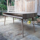 Mid-Century Modern Recycled Teak Wood Study Desk