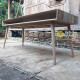 Mid-Century Modern Recycled Teak Wood Study Desk