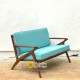 Mid-Century Sofa Tamu 2 Dudukan Kayu Jati Mid-Century Sofa Tamu 2 Dudukan Kayu Jati