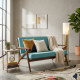 Mid-Century Sofa Tamu 2 Dudukan Kayu Jati Mid-Century Sofa Tamu 2 Dudukan Kayu Jati