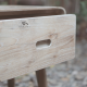 Mid-century Modern Nightstand Recycled Teak 1 Drawers