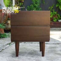 Mid-Century Nakas Bedside Retro Modern 2 Laci Mid-Century Nakas Bedside Retro Modern 2 Laci