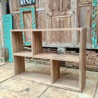 Minimalist Reclaimed Teak Wood Shelf
