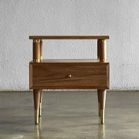 Misa Bedside Meja Nakas Retro Mid-Century Jati 1 Laci
