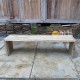 Modern Scandian Reclaimed Teak Bench