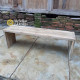 Modern Scandian Reclaimed Teak Bench