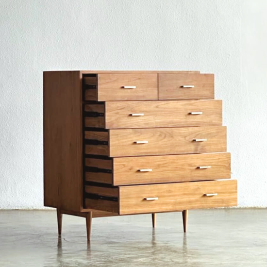 Muna Chest Of Drawers Nakas Loker 6 Laci Retro