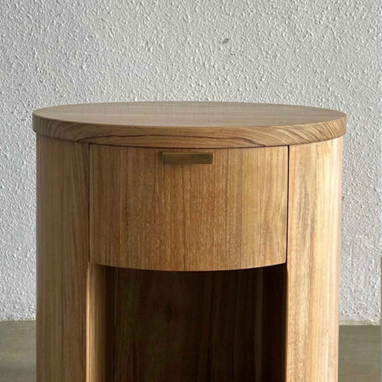 Naema Nakas Bedside Table Jati 1 Laci Naema Nakas Bedside Table Jati 1 Laci