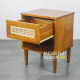 Nakas Bedside Retro 1 Laci Anyaman Rotan Kayu Jati Nakas Bedside Retro 1 Laci Anyaman Rotan Kayu Jati