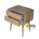 Nakas Bedside Table Retro Kayu Jati 2 Laci