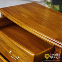 Nakas Kayu Jati 5 Laci Tempat Penyimpanan File Nakas Kayu Jati 5 Laci Tempat Penyimpanan File