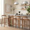 Nala Bar Stool Natural Sleek Comfort