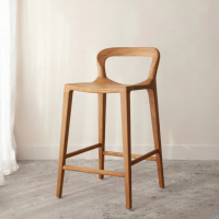 Nala Bar Stool Natural Sleek Comfort
