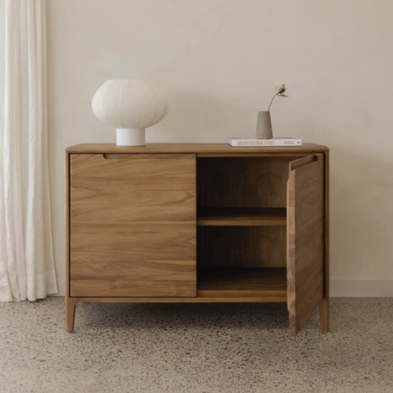 Nero Reclaimed Teak Sideboard Natural 2-Door