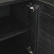 Nero Rustic Reclaimed Teak Sideboard Black