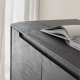 Nero Rustic Reclaimed Teak Sideboard Black