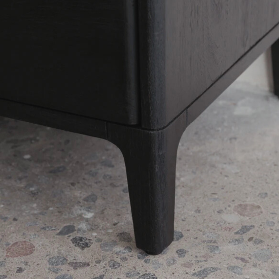 Nero Rustic Reclaimed Teak Sideboard Black