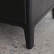 Nero Rustic Reclaimed Teak Sideboard Black