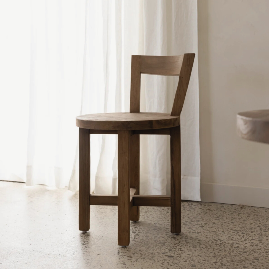 Nooky Reclaimed Teak Bar Chair