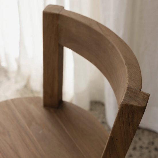Nooky Reclaimed Teak Bar Chair