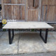 Nordic Recycled Teak Wood Iron Leg Dining Table