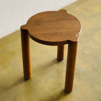 Ollie Stool Kursi Stool Retro Minimalis Mid-Century