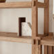 Open Frame Reclaimed Teak Bookshelf