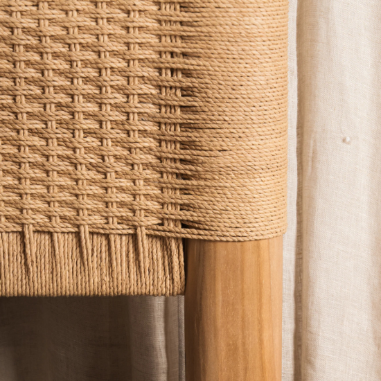Orla Woven Reclaimed Teak Bed Frame