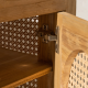 Osaka Rattan Arch Bedside