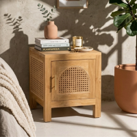 Osaka Rattan Arch Bedside