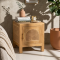 Osaka Rattan Arch Bedside