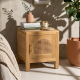Osaka Rattan Arch Bedside