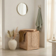 Padini Rattan Side Table with Storage