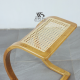 Parisia Sidetable Meja Samping Sofa Kayu Jati Mix Rotan