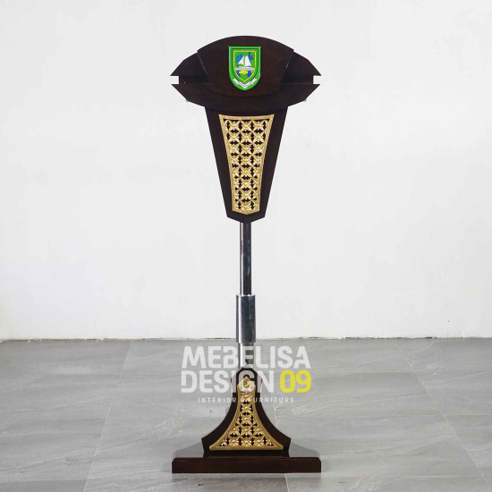 Podium Portable Jokowi Up-down Kayu Jati Podium Portable Jokowi Up-down Kayu Jati