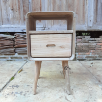 Radius Reclaimed Teak Bedside Table