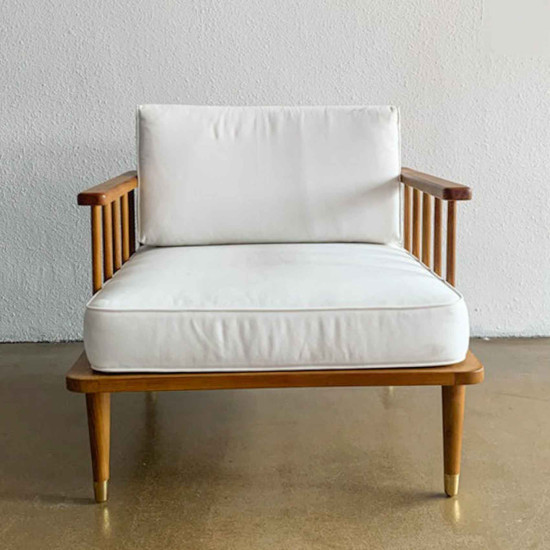 Raha Lounge Chair Kursi Sofa Santai Minimalis Mid-Century