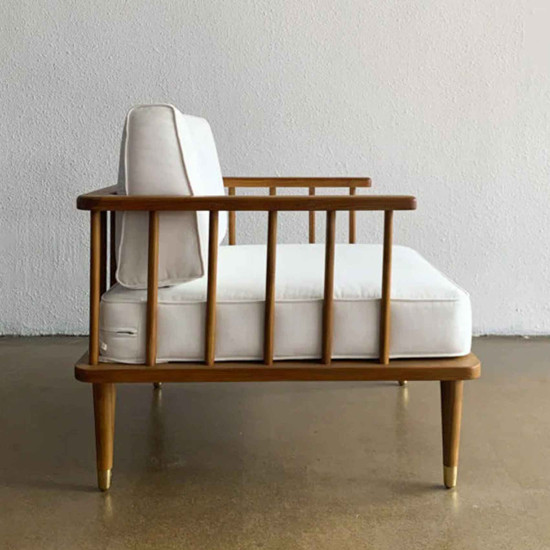 Raha Lounge Chair Kursi Sofa Santai Minimalis Mid-Century