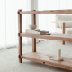 Raka Modular Solid Reclaimed Teak 3-Tier Shelf