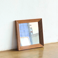 Rami Mirror Cermin Dinding Kayu Jati Estetik