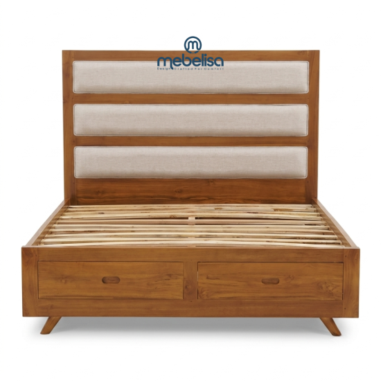 Ranjang Tempat Tidur Retro Novo